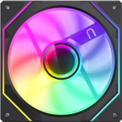 ���������� 120 ��, GameMax FN12A-S8I, Black, 120�120�25 ��, ARGB ���������, 800-1600 ��/���, �� 31.21 ��, 4-pin (PWM, 50 ��) / 3-pin (ARGB, 50 ��), ����������������� ���������