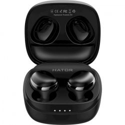 ��������� Hator Hyperpunk Truedots HD, Black, Bluetooth 5.3, ���������� �������, ����� 䳿 �� 10 �, ��� ������ �� 4 ���