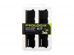 Модуль памяти DDR5 2x16GB/6000 Prologix Black (PRO32GB6000B5K) - Картинка 6
