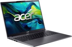 Ноутбук 15" Acer Aspire Go 15 AG15-51P-59VX Silver 15.3" (1920x1200, IPS, 60Hz) Intel i5-1334U(10x1.3-4.6Ghz), 16GB DDR5, SSD 512GB, Intel Iris Xe, Wi-Fi 6E, BT 5.3, 2xType-C/2xUSB3.0, 53Wh, Linux (NX.J51EU.009) - Картинка 2