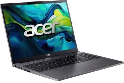 ������� 15" Acer Aspire Go 15 AG15-51P-72EH Silver 15.3" (1920x1200, IPS, 60Hz) Intel i7-1355U(10x1.7-5.0Ghz), 16GB DDR5, SSD 512GB, Intel Iris Xe, Wi-Fi 6E, BT 5.3, 2xType-C/2xUSB3.0, 53Wh, Linux (NX.J51EU.003) - �������� 2