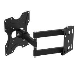 Настінне кріплення LCD/Plasma TV 27-43" Квадо К-342А колір чорний, до 18 кг, VESA:200x200 мм, нахил: -50 ~ +50, поворот: до 360 град, відступ від стіни: 60-385 мм - Картинка 2
