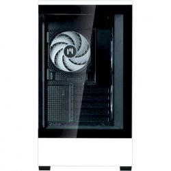 Корпус Zalman P30 BW, Black/White, Mini Tower, без БП, для Micro ATX / Mini ITX, 1xType-C / 1xUSB 3.0, макс. CPU - 173 мм / VGA - 420 мм, 3x120 мм ARGB, боковая и передняя панель из закаленного стекла - Картинка 3