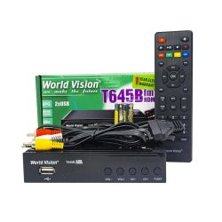 TV-   World Vision T645B, Black, H.265, AC3, DolbyDigital, DVB-T2/T/C, FM , IPTV, DLNA, Stalker, 7 , , 2USB,  ,      ,   , CPU-GX6706 -  3