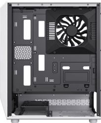 Корпус GameMax Vista COC AW, White, без БП, Mid Tower, ATX / Micro ATX / Mini-ITX, 1xType-C / 1xUSB 3.0 / 1xUSB 2.0, макс. CPU - 155 мм / VGA - 330 мм, 5x120 мм ARGB, боковая и передняя панель из закаленного стекла, ARGB Fan HUB - Картинка 7