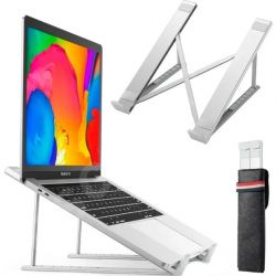 Підставка для ноутбука до 15.6" Choetech H055-SL, алюміній, компактна конструкція - Картинка 2