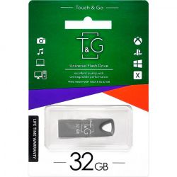 Флеш накопичувач USB 32Gb T&G Metal TG117, Grey, USB 3.0 (TG117BK-32G3) - Картинка 2