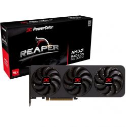  Radeon RX 9070, PowerColor, Reaper, 16Gb GDDR6, 256-bit, HDMI/3xDP, 2520/20000 MHz, 2x8-pin (RX 9070 16G-A)
