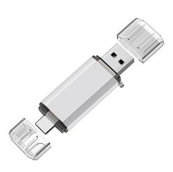 ���� ���������� USB 8Gb T&G Star TG009TC, Silver, Type-C / USB 2.0 (TG009TC-8GSL)