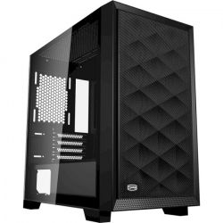 Корпус PcCooler C3 D310, Black, Mini Tower, без БП, для Micro ATX / Mini ITX, 2xUSB 3.0, макс. CPU - 165 мм / GPU - 350 мм, боковая панель из закаленного стекла (C3D310-BKP0-GL) - Картинка 2