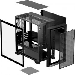 Корпус PcCooler C3 D310, Black, Mini Tower, без БП, для Micro ATX / Mini ITX, 2xUSB 3.0, макс. CPU - 165 мм / GPU - 350 мм, боковая панель из закаленного стекла (C3D310-BKP0-GL) - Картинка 8