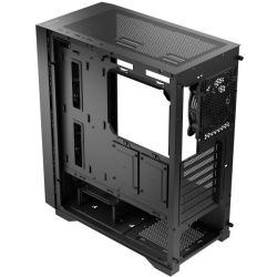 Корпус LogicConcept Dart Pro Midi Mash, Black, без БЖ, Midi Tower, для ATX / Micro ATX / Mini-ITX, 1xType-C / 2xUSB 3.0, макс. CPU - 155 мм / VGA - 340 мм, 4x120 мм - Картинка 4