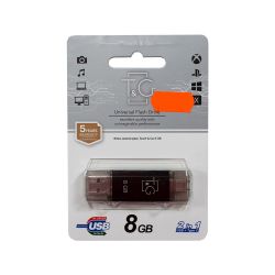 ���� ���������� USB 8Gb T&G Star TG009TC, Black, Type-C / USB 2.0 (TG009TC-8GBK)