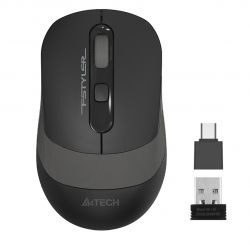   A4Tech FG10CS Air 2 "Fstyler", Stone Grey, Type-C / USB 2.4GHz, , 1000 - 2000 dpi, 4 , 