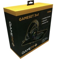 ������� ���� GamePro Combo, Black: ���� (USB, �������, 6400 dpi, 7 ������, 1.5 �), ��������� (�������, USB+3.5 ��, ������ 2.1 �, 32 ��, 120 ��) � ������� ��� ���� (245 x 320 x 2 ��, �������������/����) (GS890) - �������� 4