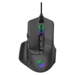  GamePro GM560, Black, USB,  ( Sunplus 6662), 12000 dpi, 9 , RGB ,  1.5 ,  Huano