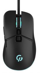 Мышь GamePro GM340, Black, USB, оптическая (сенсор Instant 725F), 7200 dpi, 7 кнопок, RGB подсветка, кабель 1.5 м, переключатели Huano - Картинка 6