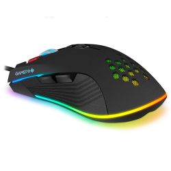 Мышь GamePro Phoenix (GM543), Black, USB, оптическая (сенсор Sunplus 199 IC), 6400 dpi, 8 кнопок, кабель 1.5 м, RGB подсветка - Картинка 7