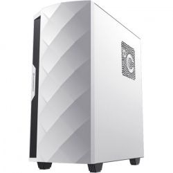 Корпус GameMax Diamond CP, White, без БП, Midi Tower, для E-ATX / ATX / Micro ATX / Mini ITX, 1xUSB 3.0 / 1xUSB 2.0, макс. CPU - 170 мм / VGA - 340 мм, 3x120 мм ARGB / 1x140 мм, бічна панель із загартованого скла - Картинка 2