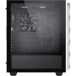 Корпус GameMax Diamond CP, White, без БП, Midi Tower, для E-ATX / ATX / Micro ATX / Mini ITX, 1xUSB 3.0 / 1xUSB 2.0, макс. CPU - 170 мм / VGA - 340 мм, 3x120 мм ARGB / 1x140 мм, бічна панель із загартованого скла - Картинка 4