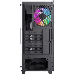 Корпус GameMax Diamond CP, White, без БП, Midi Tower, для E-ATX / ATX / Micro ATX / Mini ITX, 1xUSB 3.0 / 1xUSB 2.0, макс. CPU - 170 мм / VGA - 340 мм, 3x120 мм ARGB / 1x140 мм, бічна панель із загартованого скла - Картинка 9