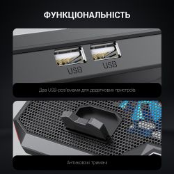 ϳ������� ��� �������� �� 18" GamePro CP890, Black, RGB �����������, 6 x 70 �� ���������� (2500 rpm), LCD-�������, �����/�������, 2xUSB 2.0, 396 � 286 � 28 ��, 1000 �, ����������� �������� ����������� �� ���� ������ - �������� 9