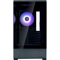 Корпус Zalman P30 V2, Black, Mini Tower, без БП, для Micro ATX / Mini ITX, 1xType-C / 1xUSB 3.0, макс. CPU - 173 мм / VGA - 420 мм, 3x120 мм ARGB, боковая и передняя панели из закаленного стекла - Картинка 4