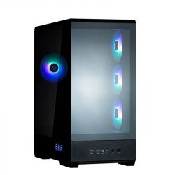 ������ Zalman P50 DS, Black, Mid Tower, ��� ��, ��� ATX / Micro ATX / Mini ITX, 1xType-C / 2xUSB 3.0, ����. CPU - 178 �� / VGA - 435 ��, 4x120 �� ARGB, ���� �� ������� ����� �� ������������� ����, LCD ����� (CPU / GPU / Time)