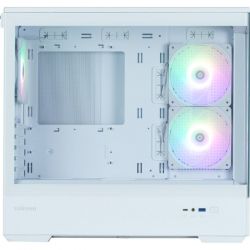 Корпус Zalman P30 V2, White, Mini Tower, без БП, для Micro ATX / Mini ITX, 1xType-C / 1xUSB 3.0, макс. CPU - 173 мм / VGA - 420 мм, 3x120 мм ARGB, боковая и передняя панели из закаленного стекла - Картинка 2