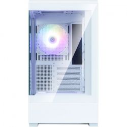 Корпус Zalman P30 V2, White, Mini Tower, без БП, для Micro ATX / Mini ITX, 1xType-C / 1xUSB 3.0, макс. CPU - 173 мм / VGA - 420 мм, 3x120 мм ARGB, боковая и передняя панели из закаленного стекла - Картинка 3