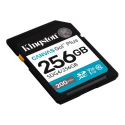 Карта пам'яті Карта пам'яті SDXC, 256Gb, Kingston Canvas Go! Plus, Сlass10 UHS-I U3 V30, до 200/160 МБ/с (SDG4/256GB) - Картинка 2