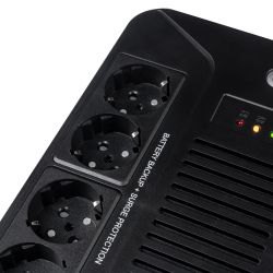 ������� ������������� �������� ProLogix 850 Schuko Black, 800 ��, 480 ��, ������-�������������, AVR, 8 ������� (Schuko) - �������� 4