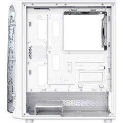Корпус GameMax Starlight 2 AW, White, без БП, Mid Tower, для ATX / MicroATX / Mini-ITX, 1xType-C / 1xUSB 3.0 / 1xUSB 2.0, макс. CPU - 155 мм / VGA - 330 мм, 6x120 мм ARGB, боковая панель из закаленного стекла - Картинка 8