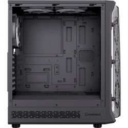 Корпус GameMax Starlight 2 AB, Black, без БП, Mid Tower, для ATX / MicroATX / Mini-ITX, 1xType-C / 1xUSB 3.0 / 1xUSB 2.0, макс. CPU - 155 мм / VGA - 330 мм, 6x120 мм ARGB, боковая панель из закаленного стекла - Картинка 6