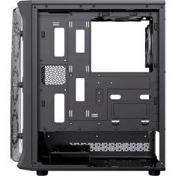 Корпус GameMax Starlight 2 AB, Black, без БП, Mid Tower, для ATX / MicroATX / Mini-ITX, 1xType-C / 1xUSB 3.0 / 1xUSB 2.0, макс. CPU - 155 мм / VGA - 330 мм, 6x120 мм ARGB, боковая панель из закаленного стекла - Картинка 7