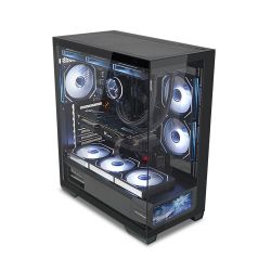  ALmordor QX25A LCD Black,  ,  ATX/MicroATX/Mini ITX, 1xUSB-, 2xUSB-A 3.0, . CPU - 160  / VGA - 410  / PSU - 180 ,     , LCD- 6.2" (ALQX25ABK_LCD)