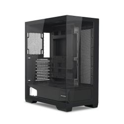 Корпус ALmordor QX25A LCD Black, без БЖ, для ATX/MicroATX/Mini ITX, 1xUSB-С, 2xUSB-A 3.0, макс. CPU - 160 мм / VGA - 410 мм / PSU - 180 мм, скляні ліва та лицева панелі, LCD-екран 6.2" (ALQX25ABK_LCD) - Картинка 5
