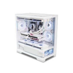 ������ ALmordor QX25M LCD White, ��� ��, ��� MicroATX/Mini ITX, 1xUSB-�, 2xUSB-A 3.0, ����. CPU - 160 �� / VGA - 410 �� / PSU - 180 ��, ���������� ����� � ������� ������, LCD-����� 6.2" (ALQX25MWH_LCD) - �������� 2