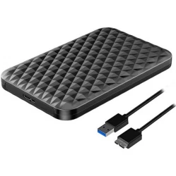 ������ ������� GTL Slim, Black, 2.5", Type-C / USB 3.0, 1xSATA (GTLSL001BK)