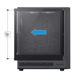 ������ GameMax Storm 2 AB, Black, ��� ��, Midi Tower, ATX / Micro ATX / Mini-ITX, 1xType-C / 1xUSB 3.0 / 1xUSB 2.0, ����. CPU - 155 �� / VGA - 330 ��, 6x120 �� Blue LED, ���� ������ �� ������������� ����, ��� Fan x6 - �������� 8