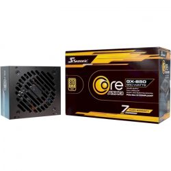 ���� ������� 850 ��, Seasonic Core GX ATX 3.1, Black, ���������, 80+ Gold, Active PFC, 12 �� HDB, 3xMolex / 6xSATA / 1x16-pin / 3x6+2-pin / 2x4+4-pin / 20+4-pin, ������ OCP/OPP/OTP/OVP/SCP/UVP (CORE GX-850-ATX3) - �������� 2