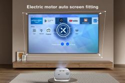 Проектор Magcubic MG50 Pro, Grey, LED, WiFi 6 / Bluetooth 5.0, 1280x720, 300 Лм, 5 Вт, Hi3751V352 (4 ядра), HDMI, USB, Android 12, пульт ДК - Картинка 4