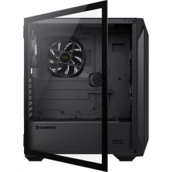 Корпус GameMax Brufen COC, Black, Midi Tower, без БП, для E-ATX / ATX / Micro ATX / Mini ITX, 1xUSB-С, 2xUSB 3.0, 4x120 мм ARGB Fan, 1xCOC Turbo Fan, боковая панель из закаленного стекла - Картинка 5