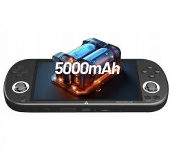 ����������� ������� ��������� Trimui Smart Pro TG5040, Black, 4.96" (1280x720, IPS), 12 ���������� (�� NES �� PS1), Allwinner A133P, 1Gb LPDDR4, WiFi, Bluetooth, microSD (64Gb ����� � ���������), 5000 mAh - �������� 2