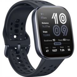 Смарт-годинник Xiaomi Amazfit Bip 6, Black, 1.97" (390x450, TFT, сенсорний), Bluetooth, GPS, 340 mAh, 5 ATM, Android / iOS - Картинка 2