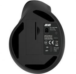 ���� ���������� 2E MF325 Silent, Black, Bluetooth / USB (2.4GHz), ������� (������ PixArt 3212), 800-2400 dpi, 30 IPS, 6 ������, �� 10 �, 1xAA (2E-MF325WBK) - �������� 5