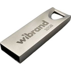   USB 32Gb Wibrand Taipan, Silver, USB 2.0 (WI2.0/TA32U2S)