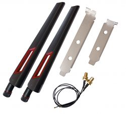 ������� Fenvi 2PcsX10Dbi, Black, 10 dBi, 2 ��, SMA, ������ ��� ����������� MHF4, ������ (����������� � ���������������)