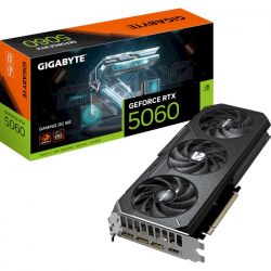  GeForce RTX 5060, Gigabyte, GAMING OC, 8Gb GDDR7, 128-bit, HDMI/3xDP, 2595/28000 MHz, 8-pin (GV-N5060GAMING OC-8GD)