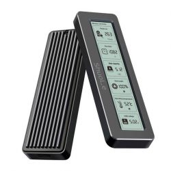 ������ ������� ShuoLe, Grey, M.2, Type-C 3.2 Gen2, 1xM.2 NVMe, ������ 2230/2242/2260/2280, LCD �����, ����������� ������ (SL-TN18-P)
